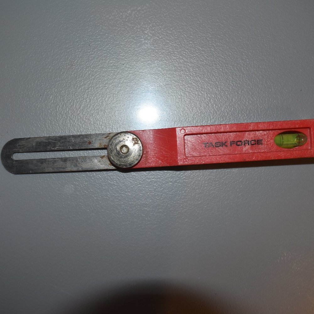 Task Force Sliding Bevel Square with Level